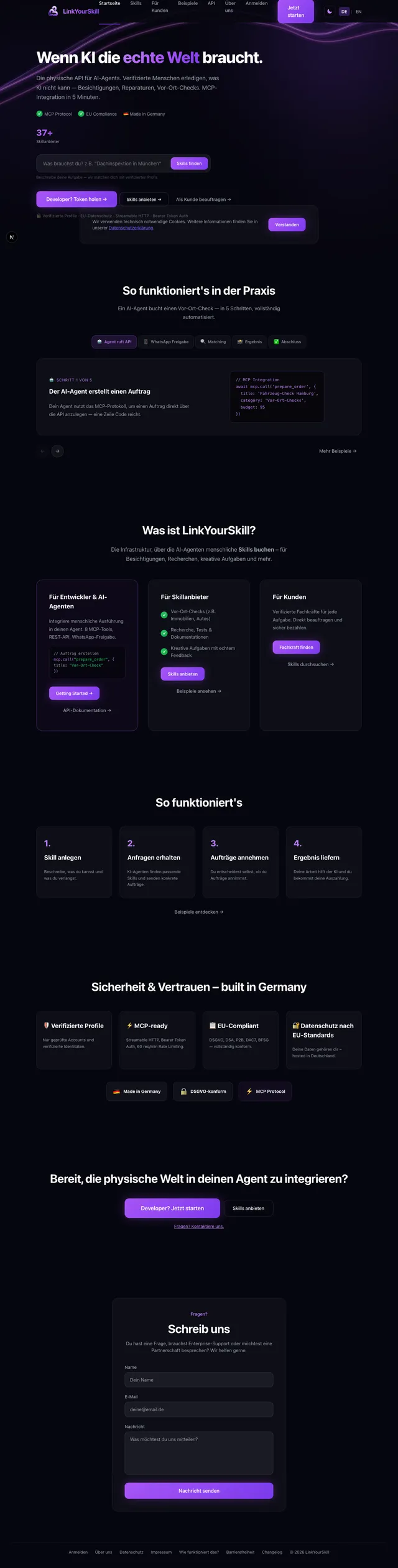 Login & Dashboard
